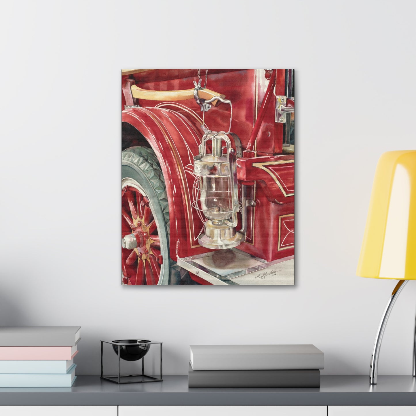 "Firetruck #3" Canvas Gallery Wraps