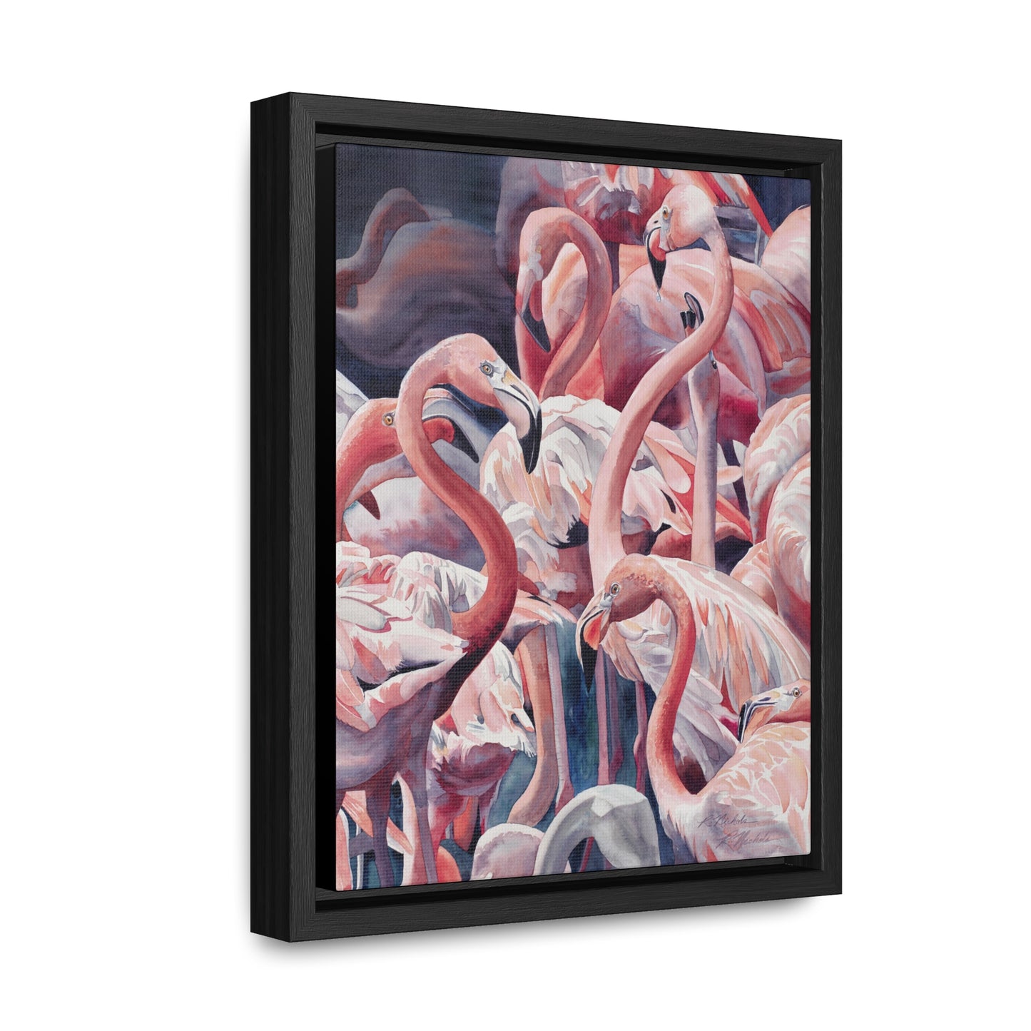 "Flamboyance" Gallery Canvas Wraps, Vertical Frame