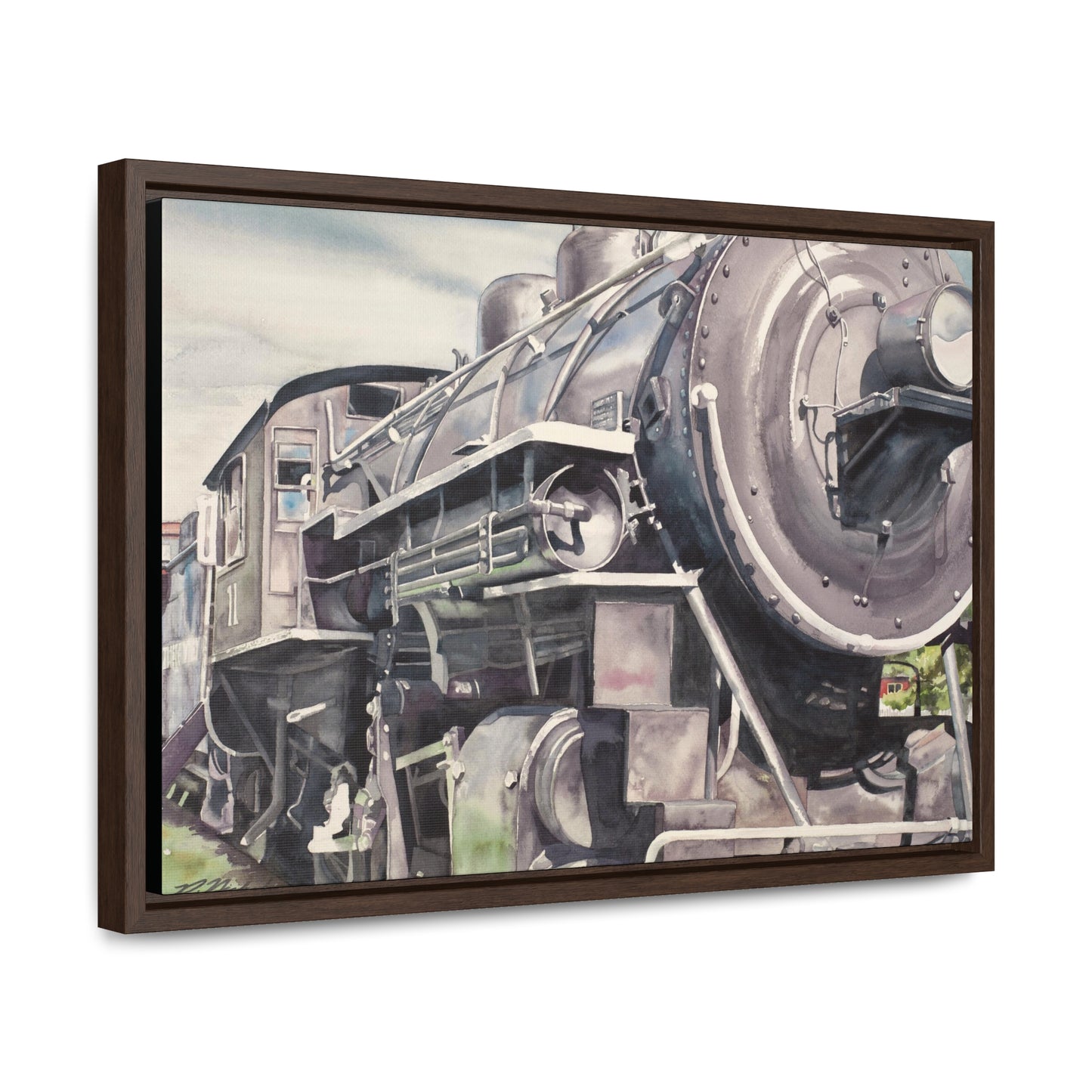 "Train Engine #111" Gallery Canvas Wraps, Horizontal Frame