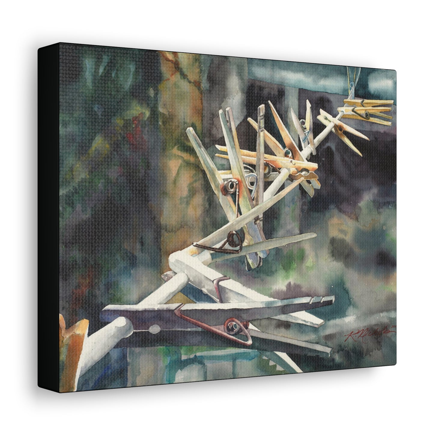 "Clothespins" Canvas Gallery Wraps