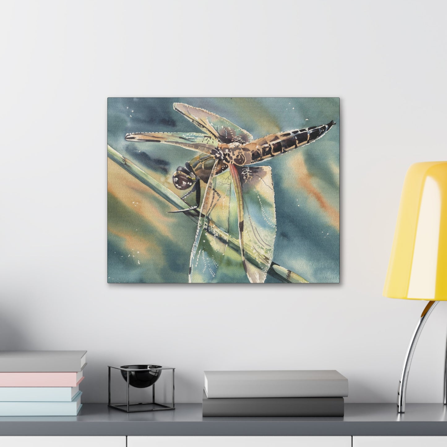 "Golden Hour Dragonfly" Canvas Gallery Wraps