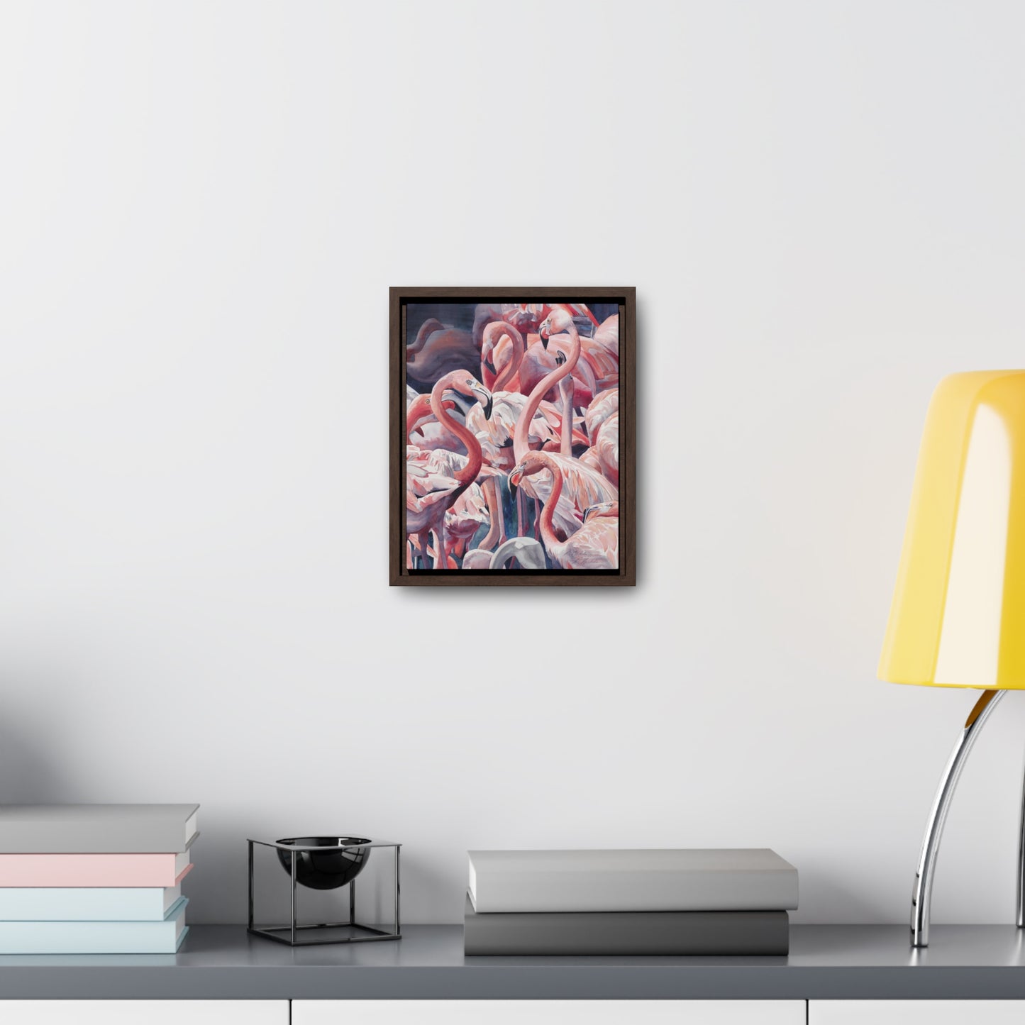 "Flamboyance" Gallery Canvas Wraps, Vertical Frame