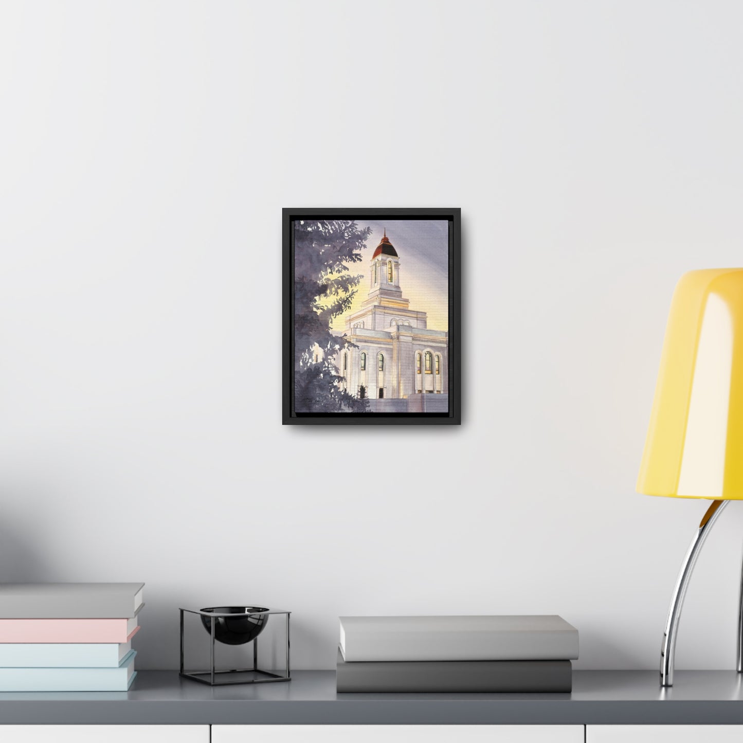 Deseret Peak Temple Gallery Framed Canvas Wraps