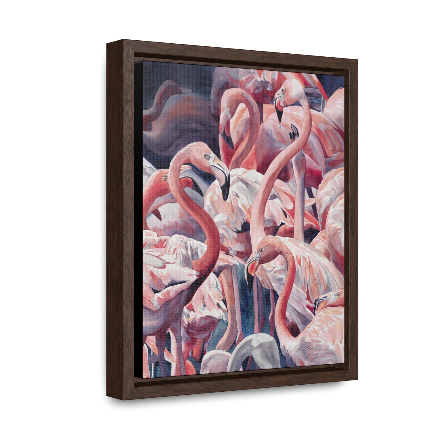 "Flamboyance" Gallery Canvas Wraps, Vertical Frame