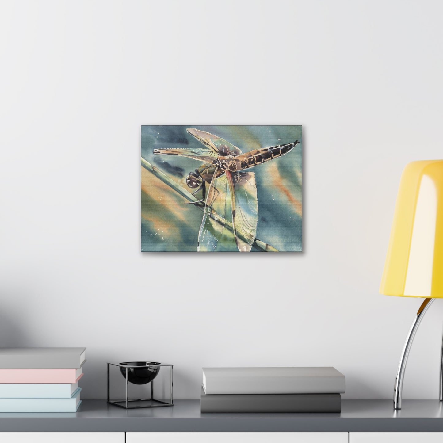 "Golden Hour Dragonfly" Canvas Gallery Wraps