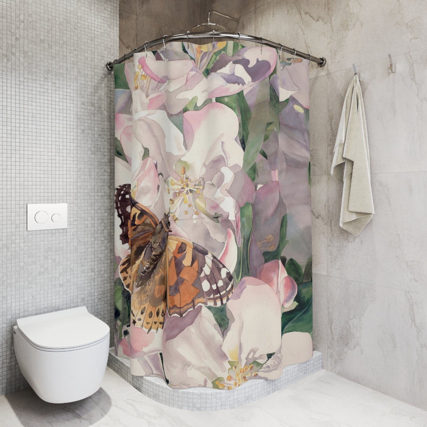 Copy of "Spring Traveler" Polyester Shower Curtain