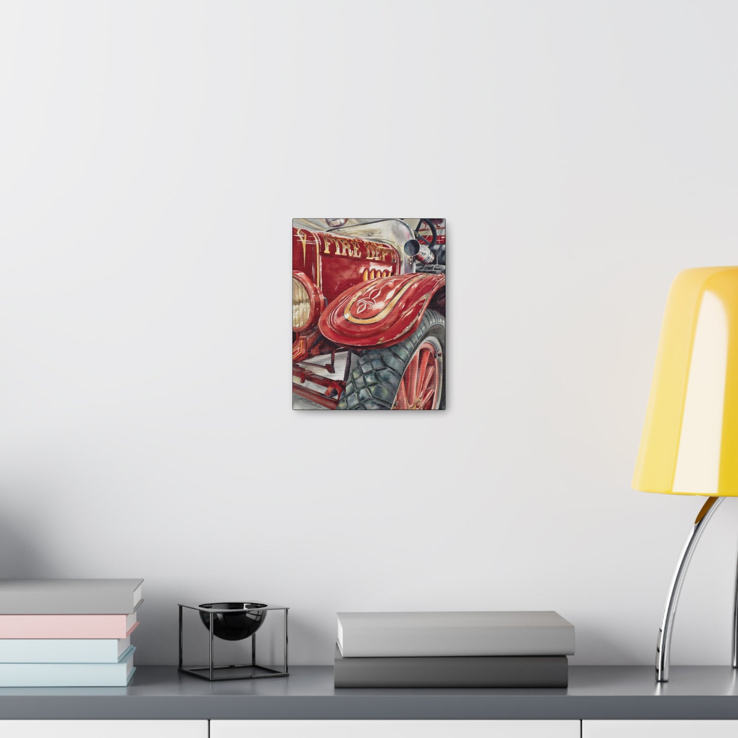 "Firetruck #1" Canvas Gallery Wraps