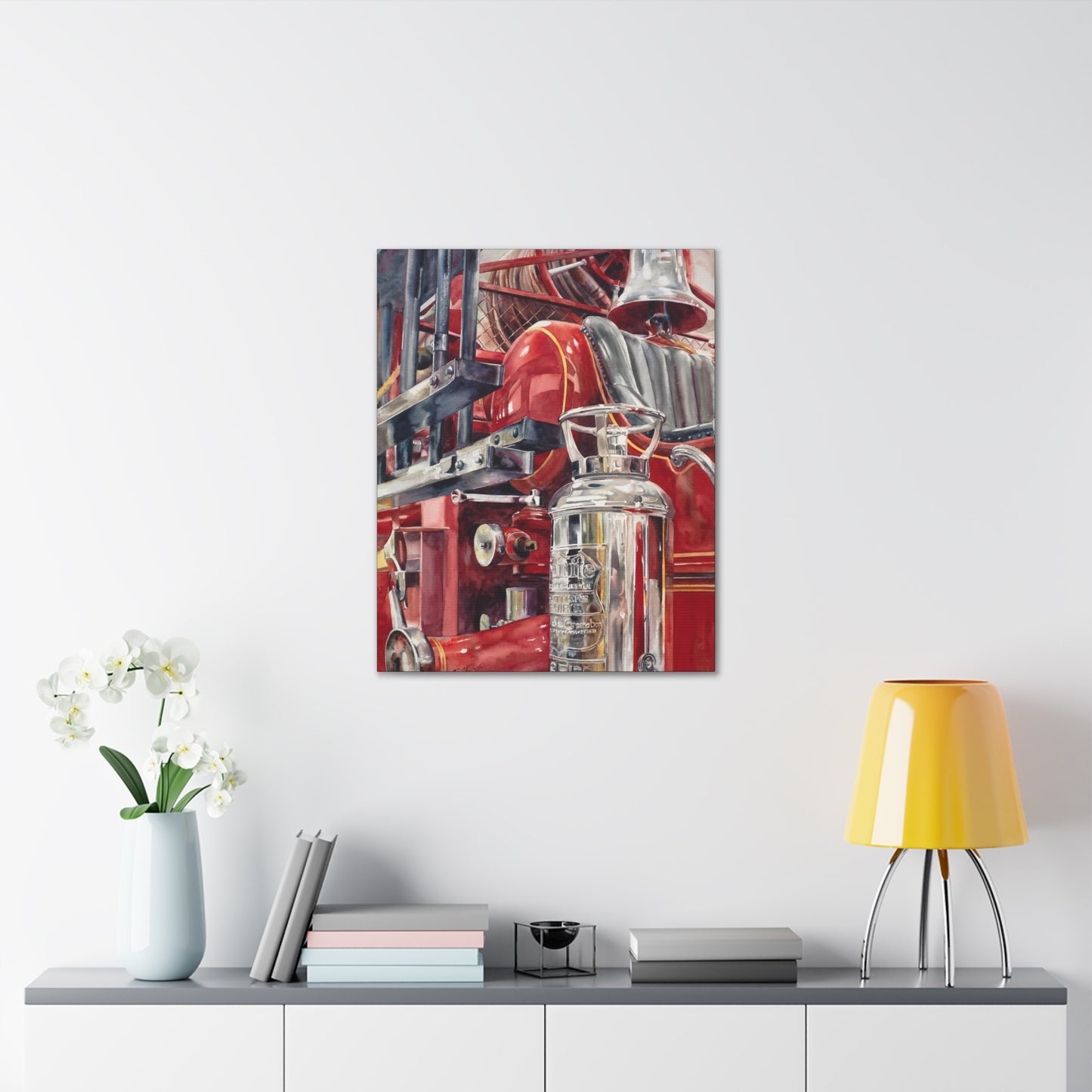 "Firetruck #2" Canvas Gallery Wraps