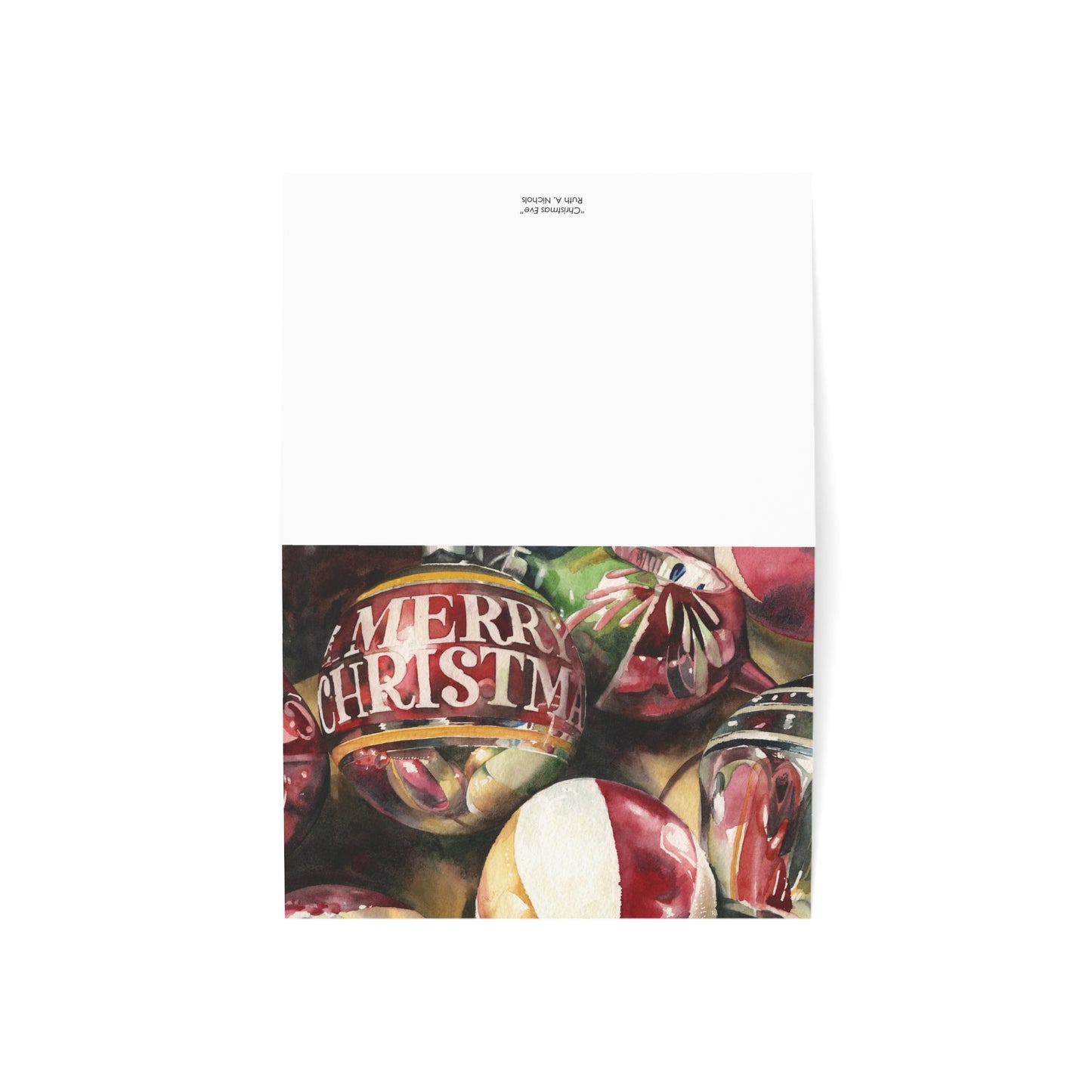 "Christmas Eve" Greeting Cards (1, 10, 30, and 50pcs)