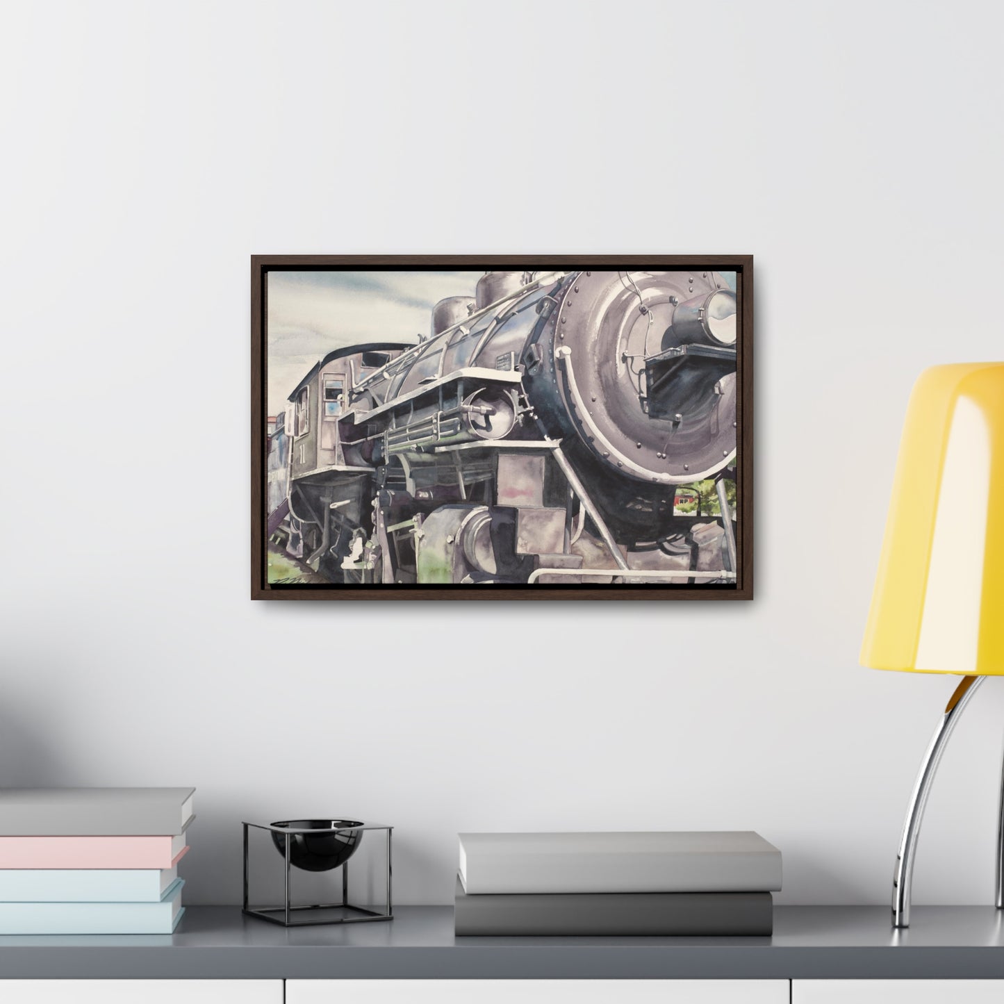 "Train Engine #111" Gallery Canvas Wraps, Horizontal Frame