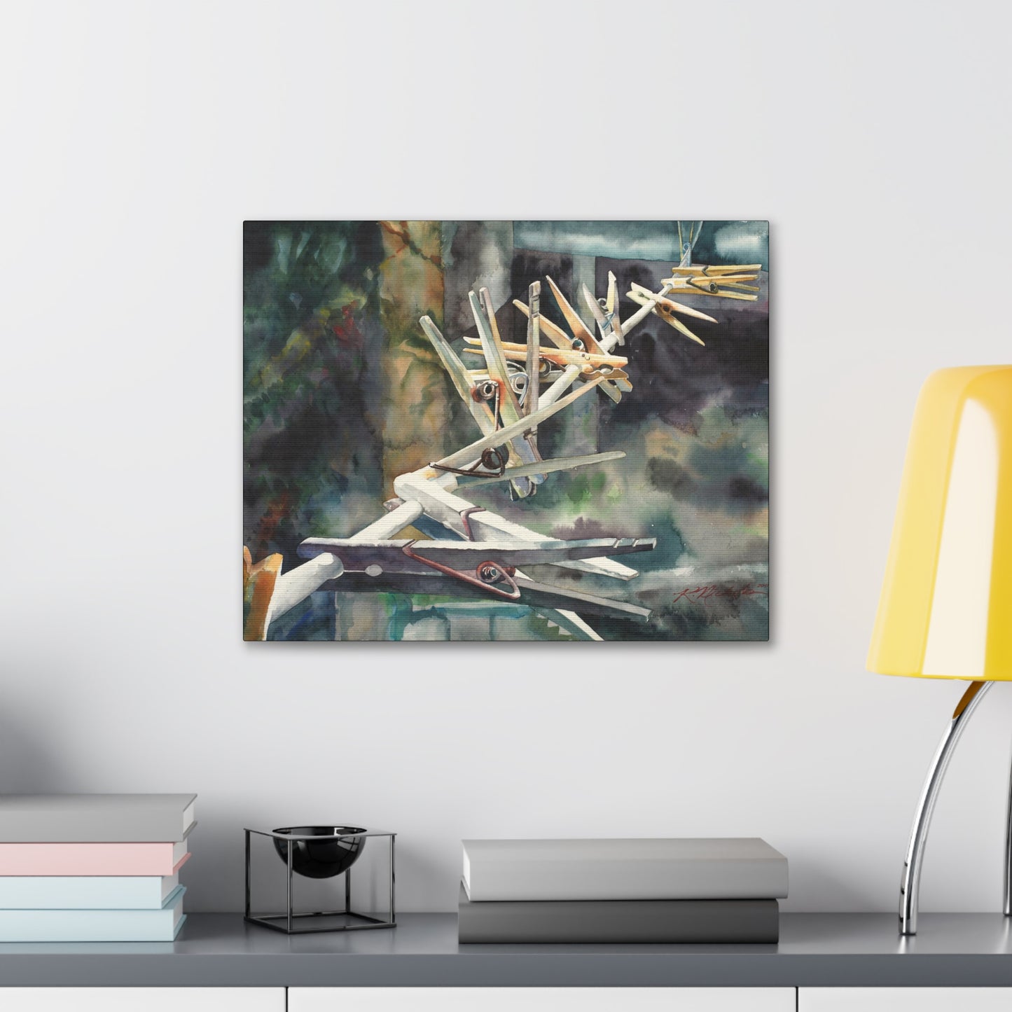 "Clothespins" Canvas Gallery Wraps