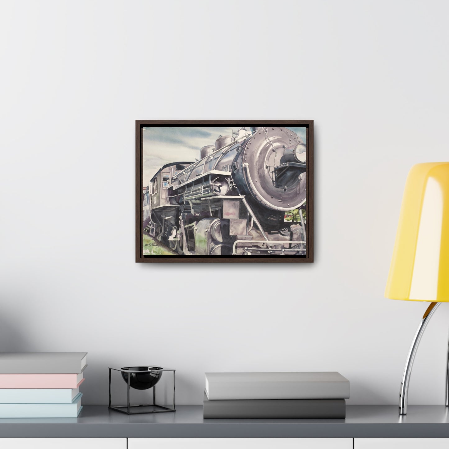 "Train Engine #111" Gallery Canvas Wraps, Horizontal Frame