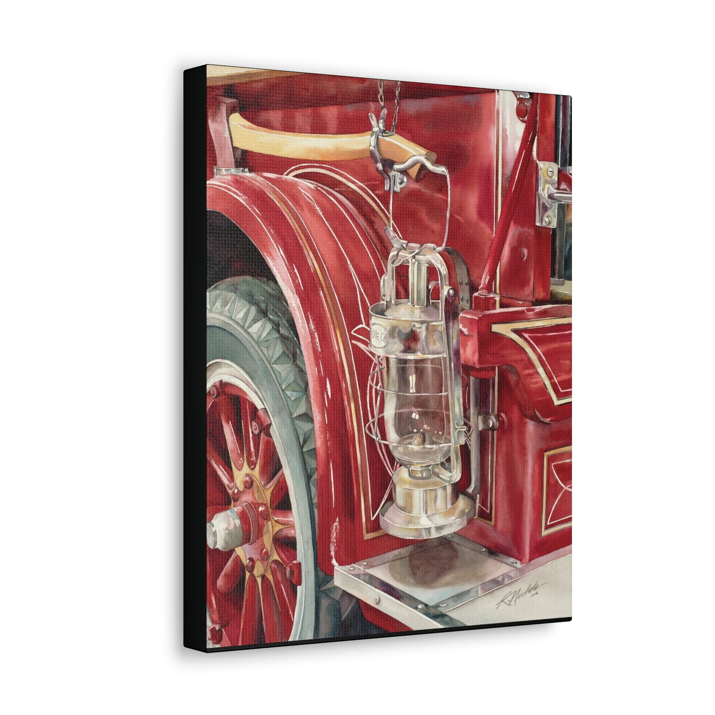 "Firetruck #3" Canvas Gallery Wraps