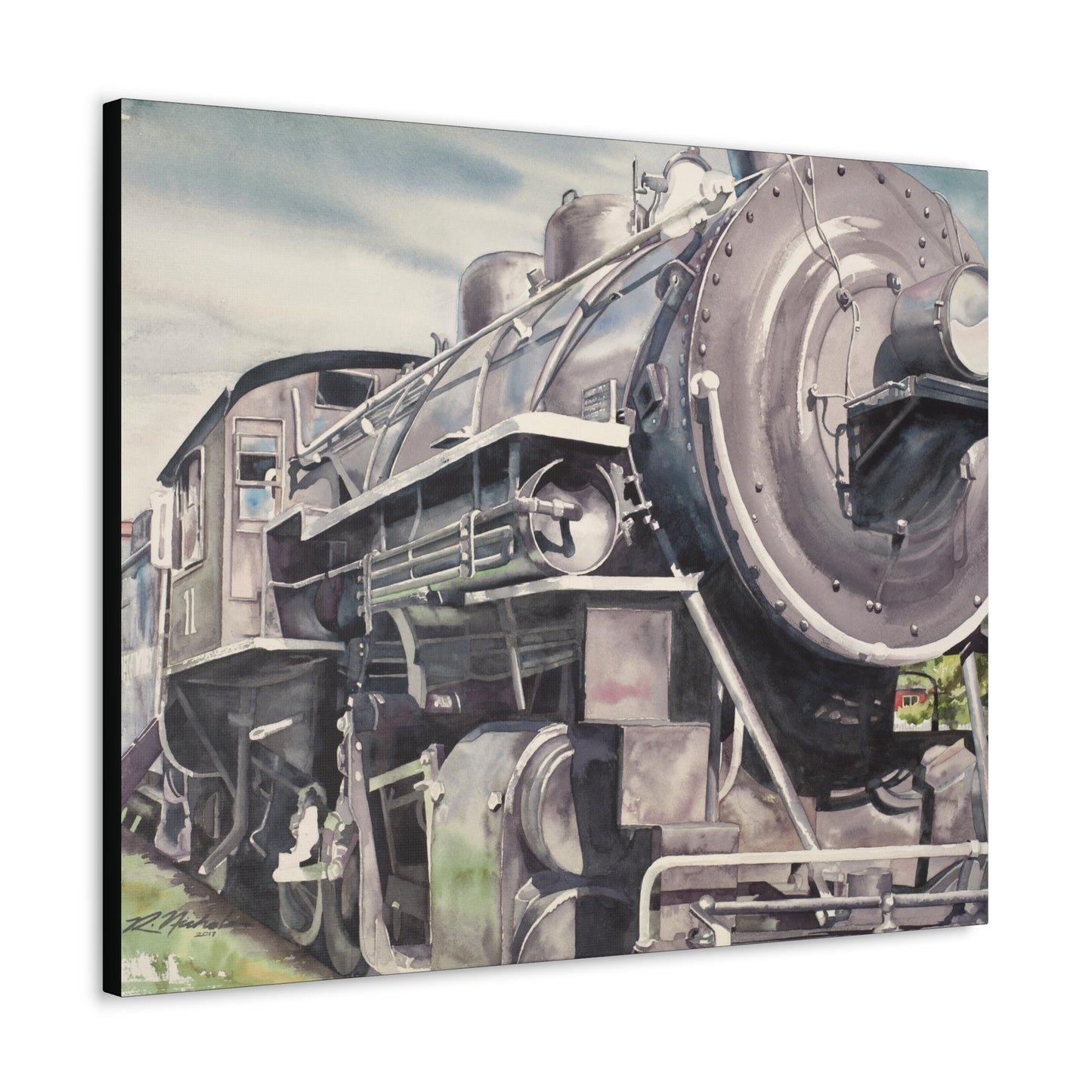 "Train Engine #111" Canvas Gallery Wraps