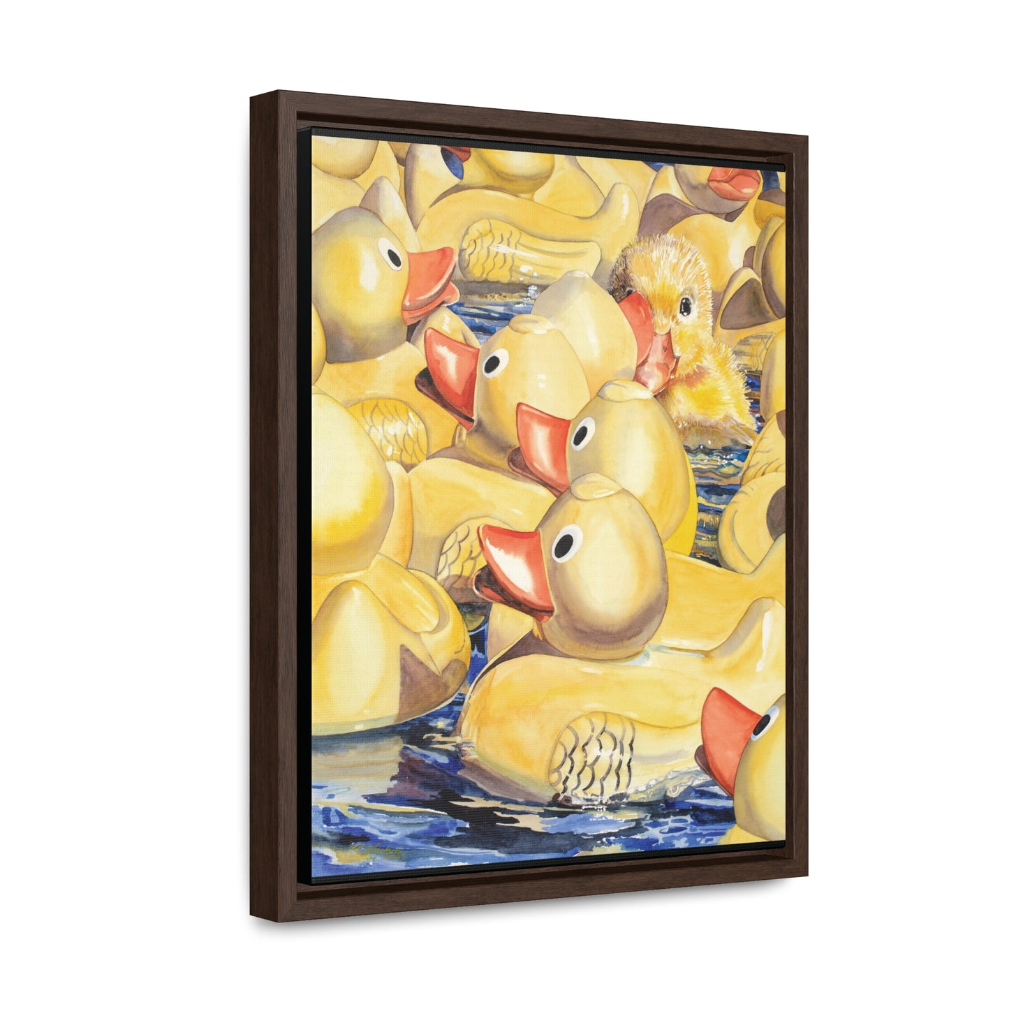 "Just Ducky" Gallery Canvas Wraps, Vertical Frame