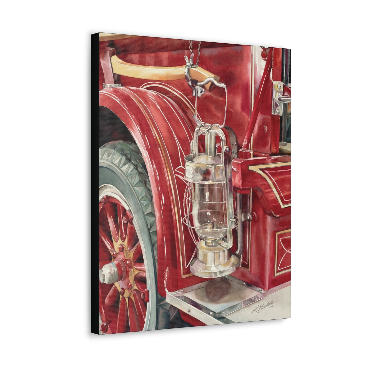 "Firetruck #3" Canvas Gallery Wraps