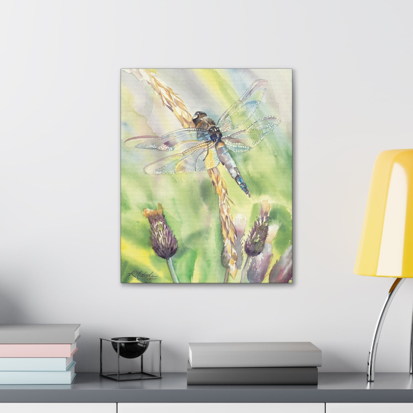 "Morning Dragonfly" Canvas Gallery Wraps