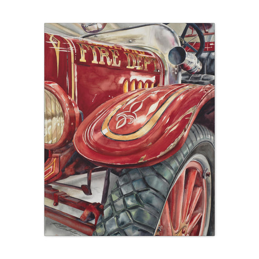 "Firetruck #1" Canvas Gallery Wraps
