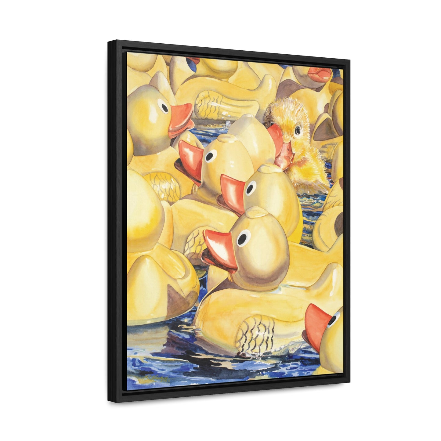 "Just Ducky" Gallery Canvas Wraps, Vertical Frame