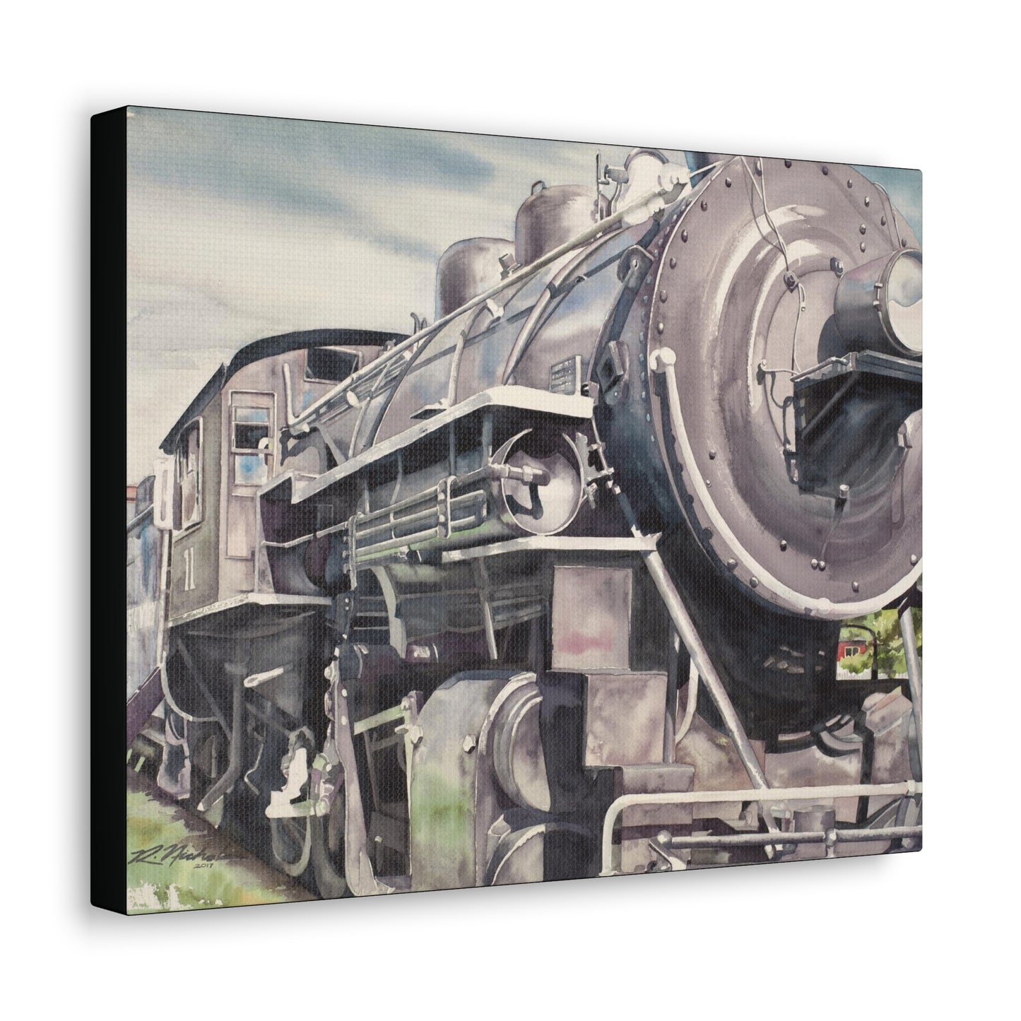 "Train Engine #111" Canvas Gallery Wraps