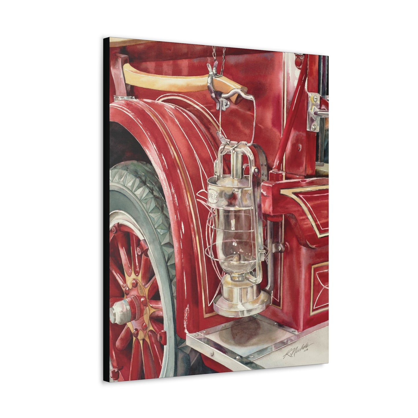 "Firetruck #3" Canvas Gallery Wraps