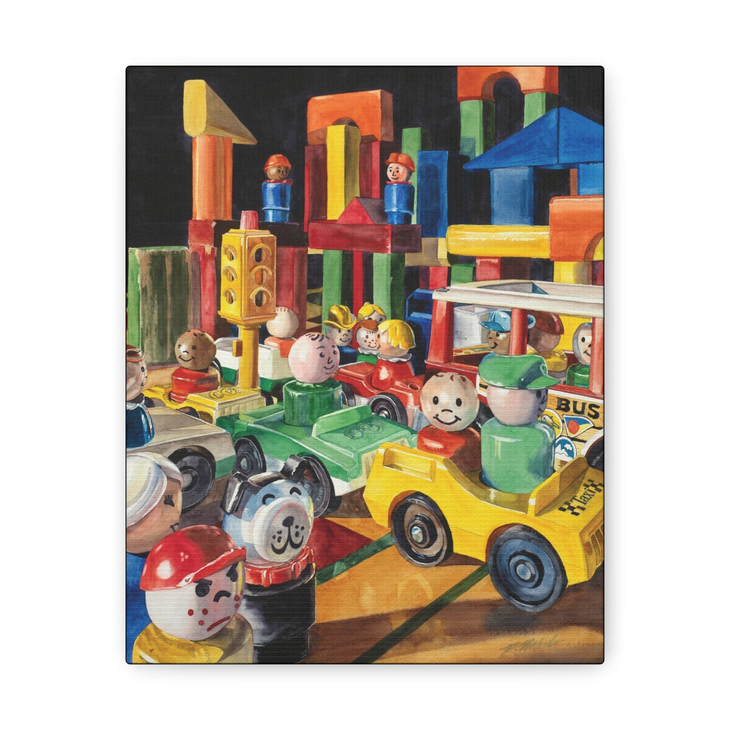 "Traffic Jam" Canvas Gallery Wrap
