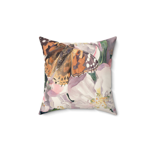 "Spring Traveler" Spun Polyester Square Pillow