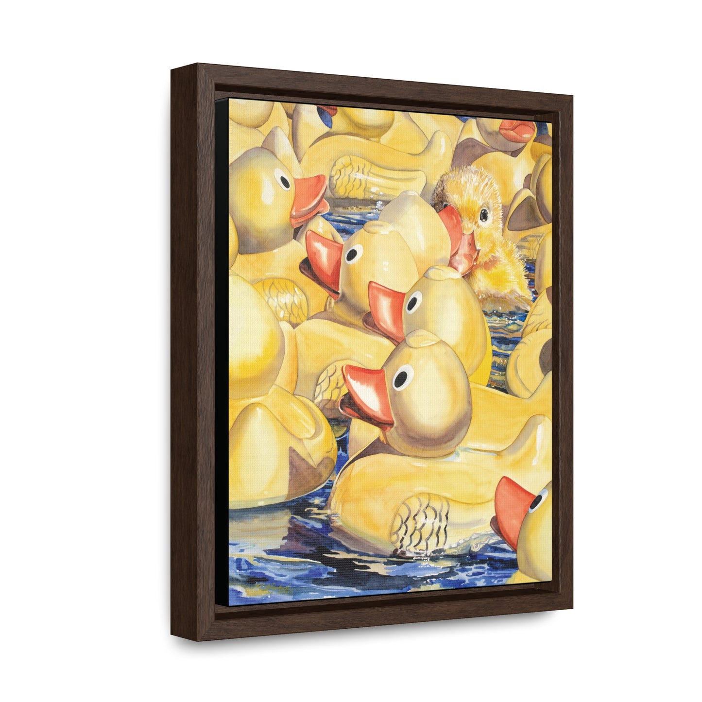 "Just Ducky" Gallery Canvas Wraps, Vertical Frame
