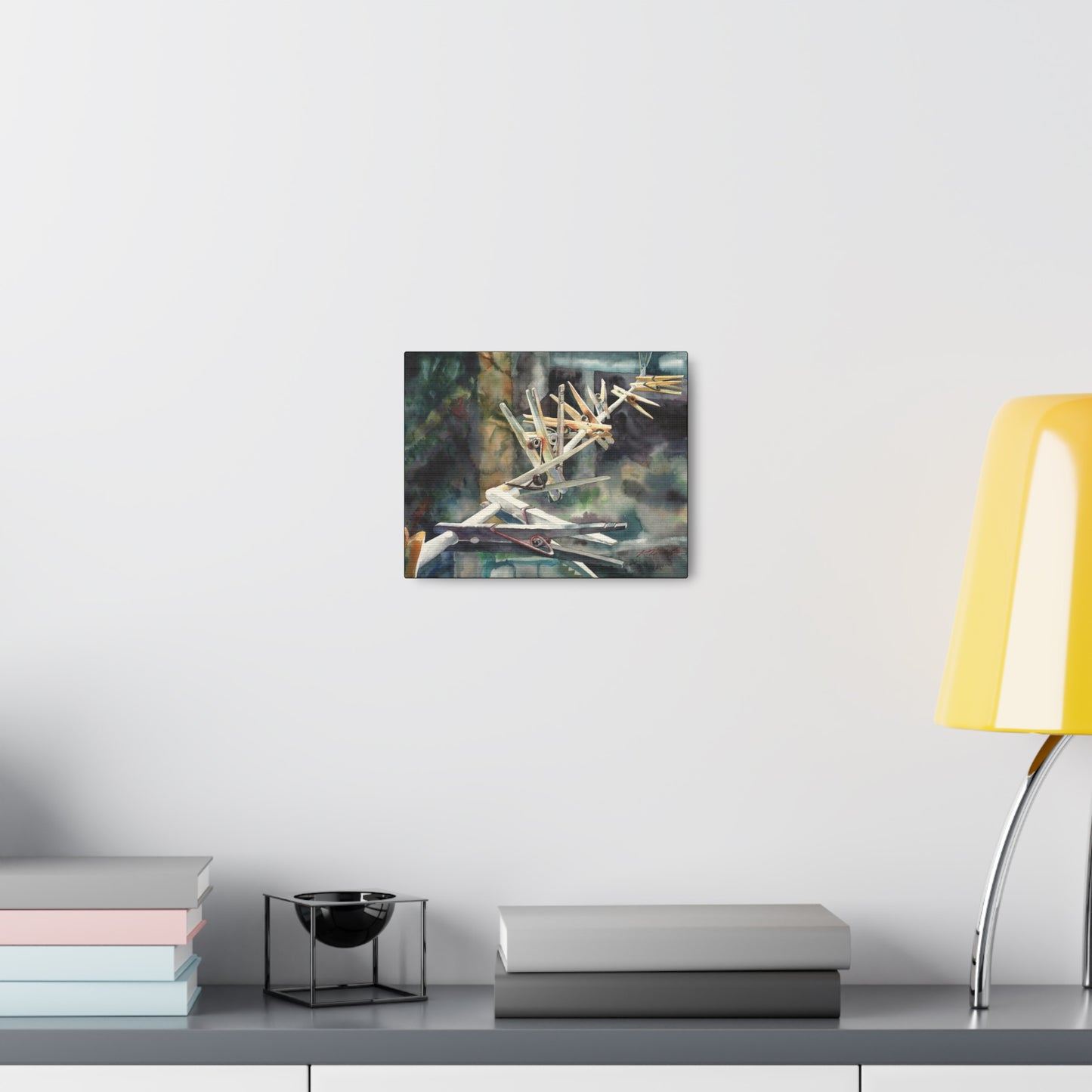 "Clothespins" Canvas Gallery Wraps