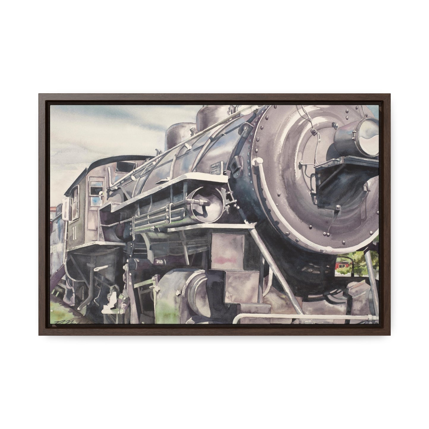 "Train Engine #111" Gallery Canvas Wraps, Horizontal Frame