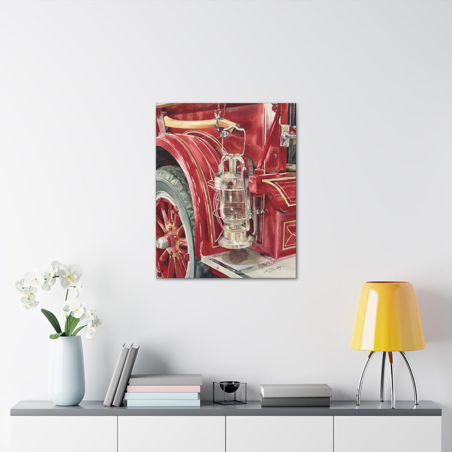 "Firetruck #3" Canvas Gallery Wraps