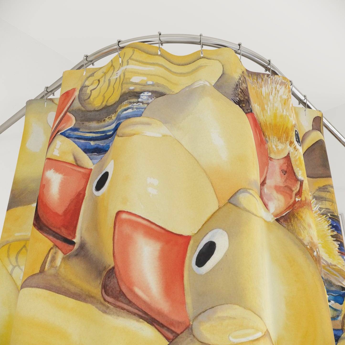 "Just Ducky" Polyester Shower Curtain