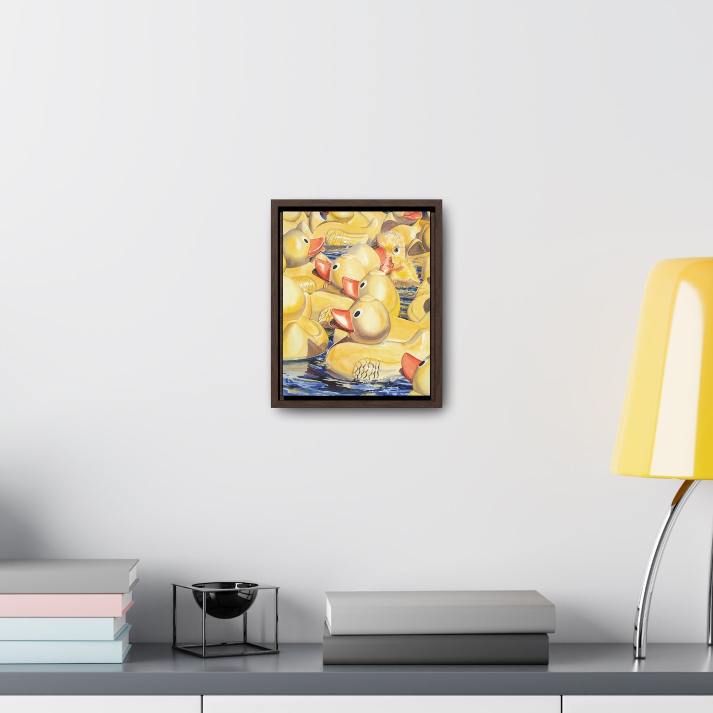 "Just Ducky" Gallery Canvas Wraps, Vertical Frame