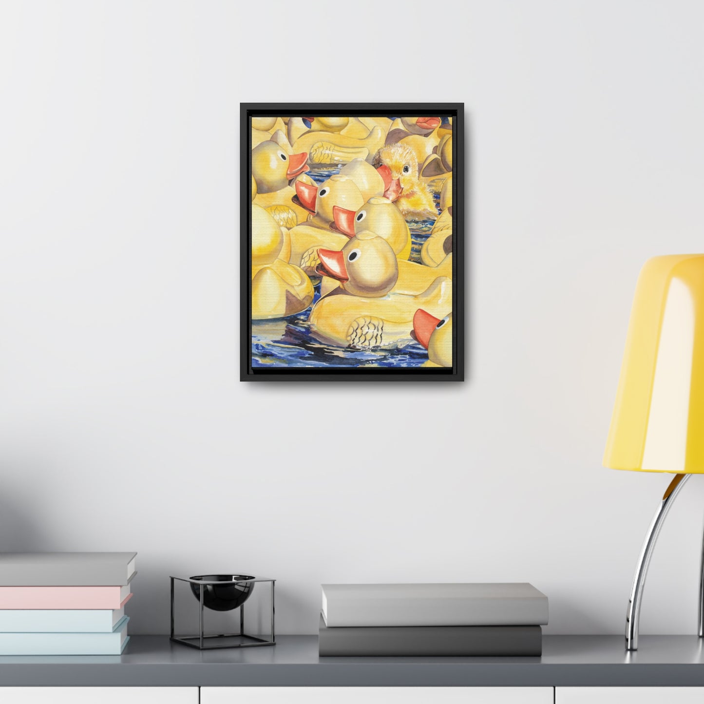 "Just Ducky" Gallery Canvas Wraps, Vertical Frame