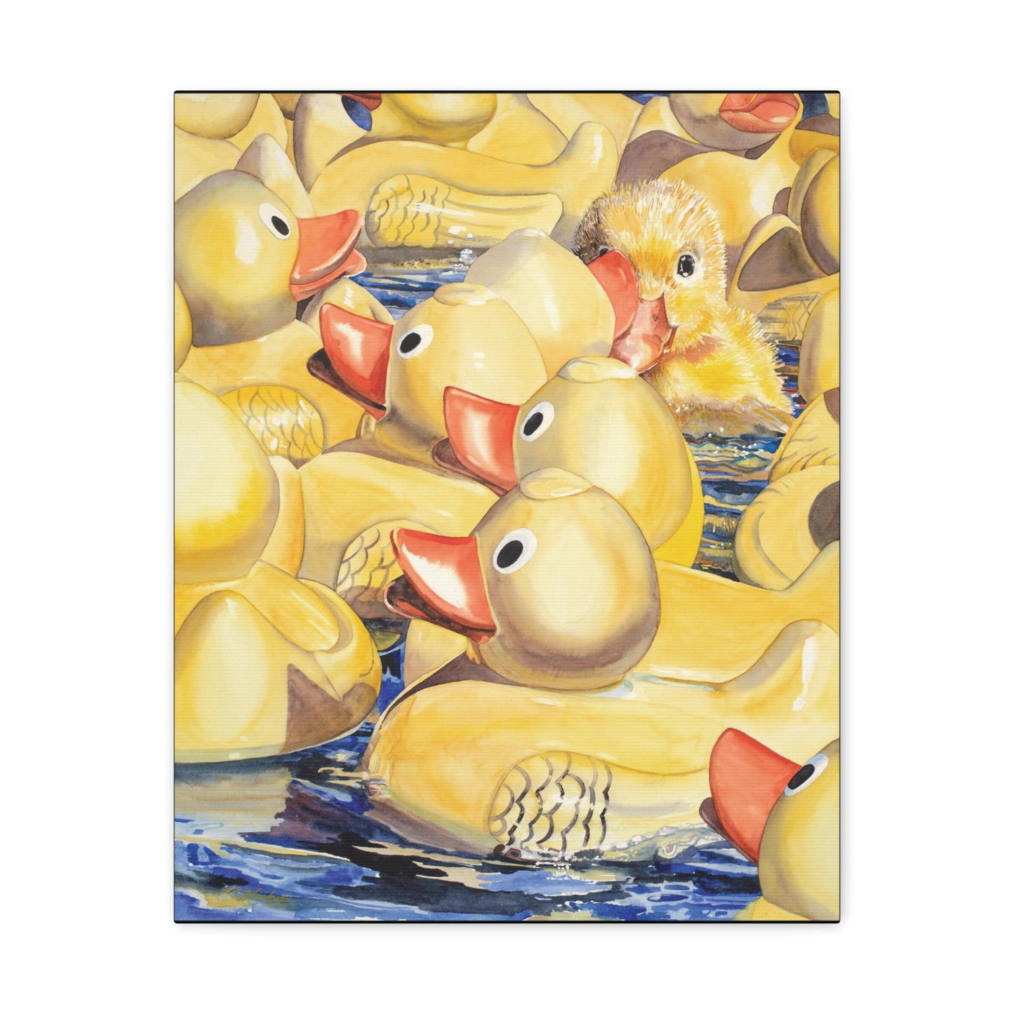 "Just Ducky" Canvas Gallery Wrap