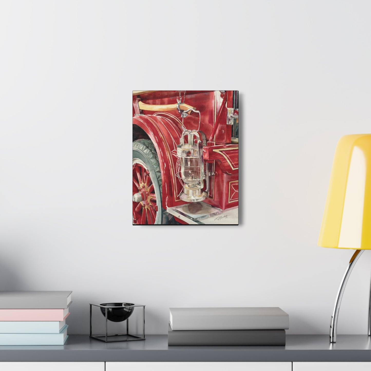 "Firetruck #3" Canvas Gallery Wraps