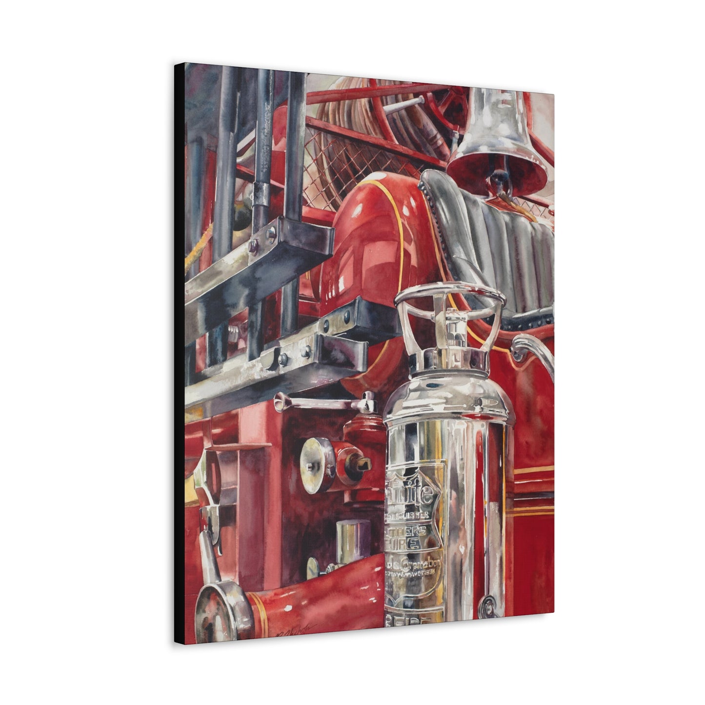 "Firetruck #2" Canvas Gallery Wraps
