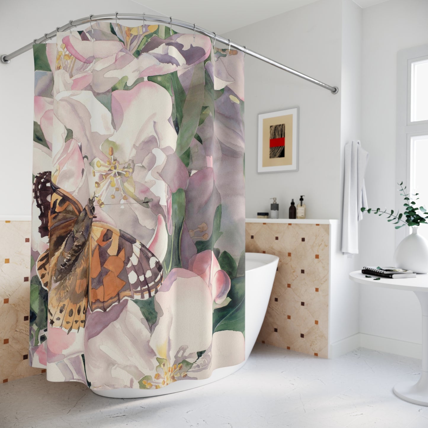 Copy of "Spring Traveler" Polyester Shower Curtain
